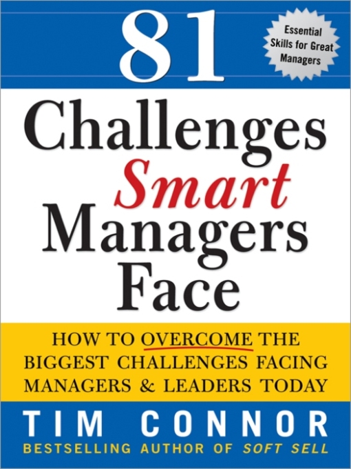 Title details for 81 Challenges Smart Managers Face by Tim Connor C.S.P. - Available